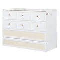 Nestfair Full - Size Murphy Bed with Spacious Drawers